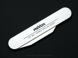 Tonkopfabdeckung zu ReVox B77 MKI