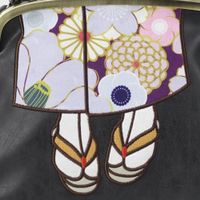 Japanische Kimono Style Schultertasche