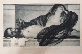 Arnold BÖCKLIN (1827-1901) - Magdalenas Trauer, Photogravure