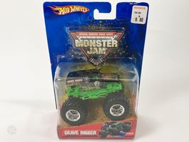 Hot Wheels Grave Digger Monster Truck Jam OVP #52 2005 Retro