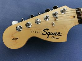 E-Gitarre Strat Squier Fender für Linkshänder