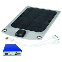 Sunpower Solarpanel 5W mit Powerbank 4000mAh