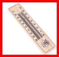 Holz Thermometer für Innen und Aussen