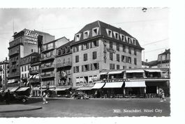 NEUCHÂTEL Hotel City; Brasserie des Alpes; Lindt Chocolat
