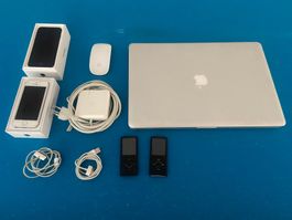 Apple Geräte defekt iPhone 5s, iPhone 8, Mac, 2x iPod, Mouse