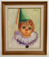 Gemälde "Junger Clown" – signiert