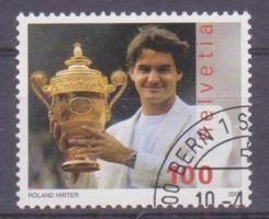 SBK-Nr. 1229 (Roger Federer, 2007) gestempelt
