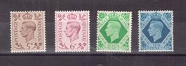 1937 -1939 King George VI Briefmarken GB postfrisch