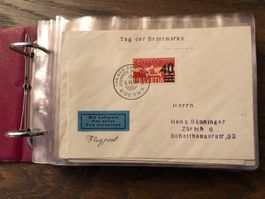 Album mit vielen alten Briefen, FDC, Tag der Briefmarke …