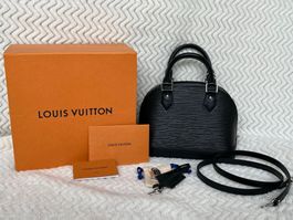 Louis Vuitton Alma BB Epi Noir Fullset