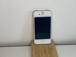 iPhone 4s 16GB White iCloud tiroir SIM cassé / R018