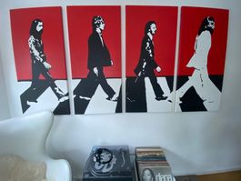 THE BEATLES Abbey Road Bilder Set, handgemalt