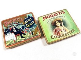 Blechdose Muratti Young Ladies & After Lunch Cigarettes Box