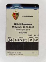 Ticket FCB - FC Barcelona 2008 Champions League