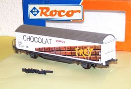 Roco 46597M2 H0: Schiebewandwagen Hbils Chocolat Frey, SBB