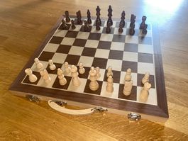 Schachspiel 40x40cm 'Natural games' (Nach. Prod. und Rohst.)