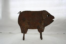 Glücksschwein | Kunsthandwerk | kleine Eisenplastik