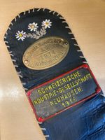 CFF SBB Plaque bronze 1914 Bronzeplatte Zug ZURICH 1916