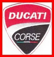 Ducati Badge Aufnäher Patch Corse Jeans