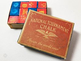 National Tournament Chalk Pool Billard Kalk Queue Antik Alt