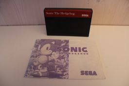 Sega Master System - SONIC the Hedgehog - Modul + Anleitung