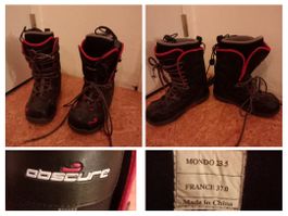 Snowboard Schuhe, Obscure, Grösse 37, Doppelte Schnürung