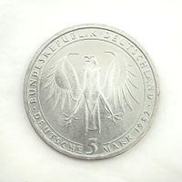 Silber Deutsche 5 Mark (1982) - Johann Wolfgang von Goethe