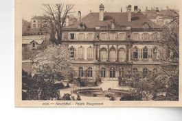 AUSVERKAUF Neuchâtel, Palais Rougemont 1908