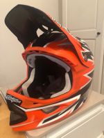 Troy Lee Designs D3 Zap Orange Carbon Helm