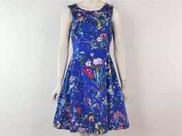 ORSAY - blaues Kleid mit Blumenmuster