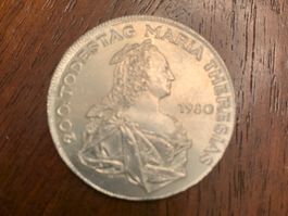 500 Schilling Münze zu 200. Todestag Maria Theresia