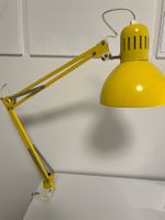 Gelbe Tischlampe / Bürotischlampe
