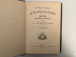 Journal Suisse d‘Horlogerie, 1888-89 ///S857