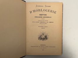 Journal Suisse d‘Horlogerie , 1891-92 ///S868