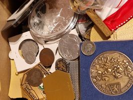 Medalien pins& münzen Lot Ab 1Fr.