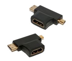 3 en 1 Adaptateur HDMI Mini connecteur M