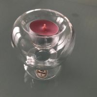 Floralabra Kerzenständer, Teelicht Vase, Glasi Hergiswil