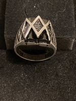 Sterling Silber Ring 925 mit Onyx Stein