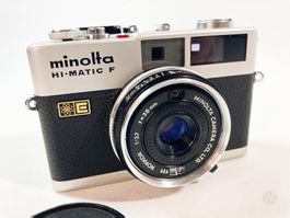 MINOLTA HI-MATIC F 35 mm Kleinbildkamera Foto-Kamera Vintage