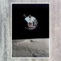 NASA SATELLIT SPACE Poster Repro 40x60cm