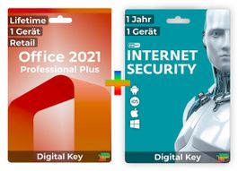 Office Pro Plus 2021&Eset Internet Security l 1PC l 1 Jahr