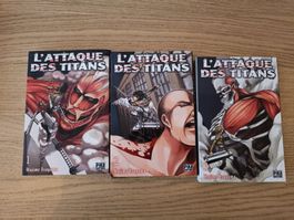 L'attaque des Titans tome 1-2-3 FR