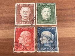 Briefmarken Lot Deutschland 1954