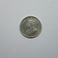Hong Kong , 5 Cents , 1932 , Silber , George V.