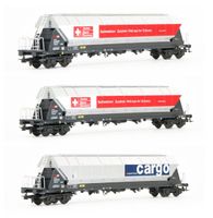 B-Models 3x Tagnpps Zuckertransportwagen SBB Cargo