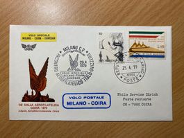 Sonderflug Milano - Chur ab San Marino 1979