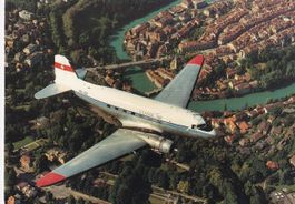 Sonderflug Classic Air DC-3 Zürich - Cherbourg 1994