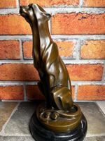 Massive Panther Bronzefigur Art-Deco Styl