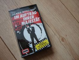 007 JAMES BOND Hörspiel Kassette  aus dem Jahr 1988