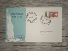 M2 Enveloppe Italie 1963 Theme Aviation